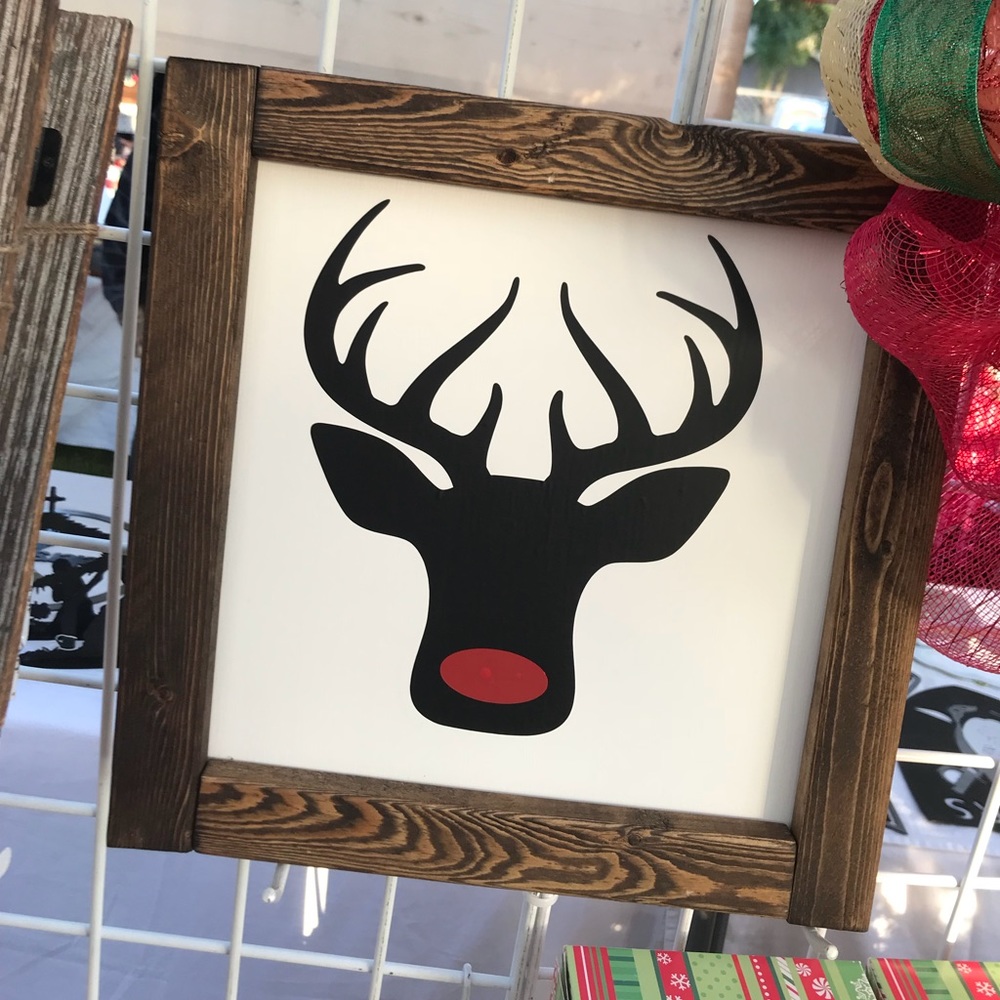 Farmhouse wood sign Christmas